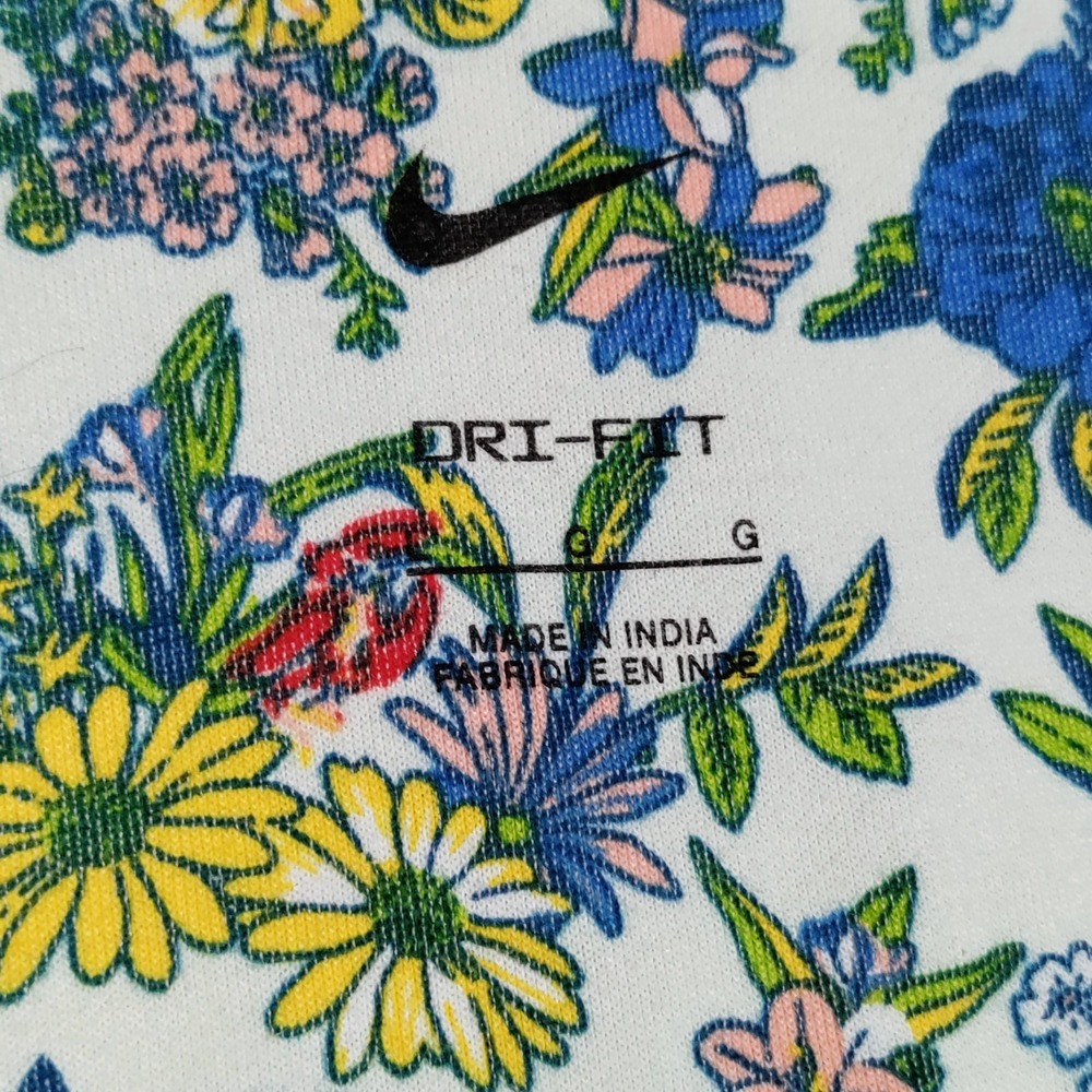 Nike Tour Dri-FIT Player Floral Golf Polo Shirt Mens LARGE Colorful DH0940‎ 394 - Picture 8 of 15